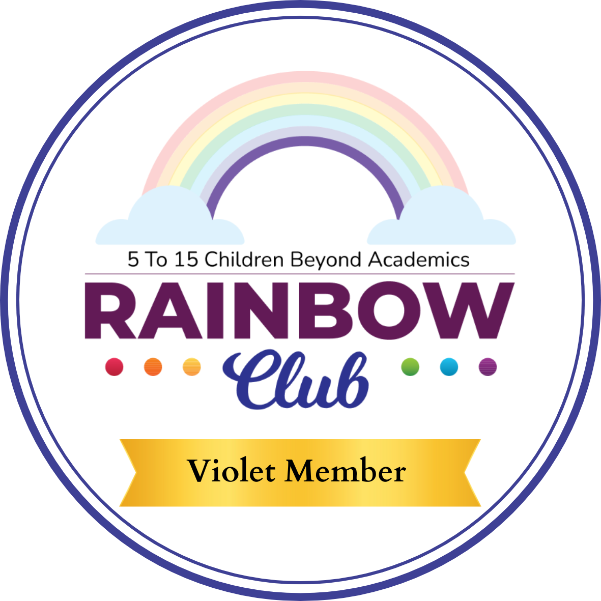 Rainbow Club Badge for all participants